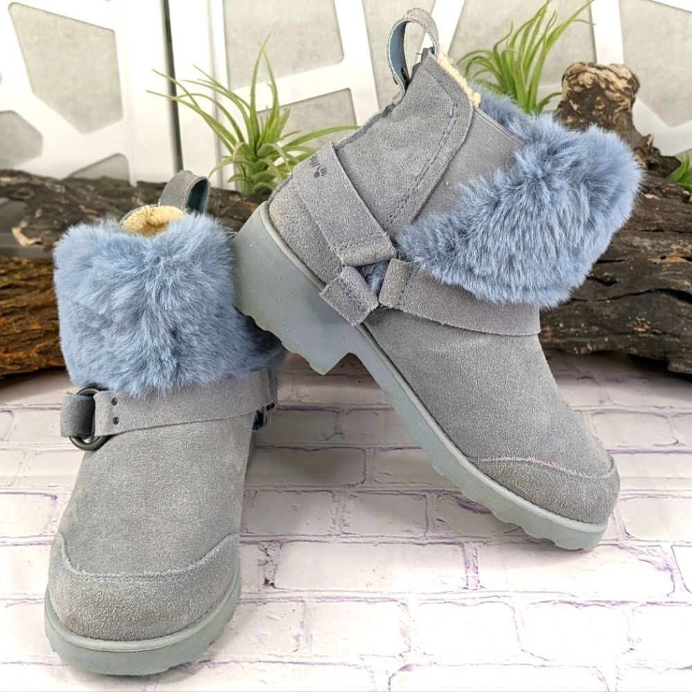 BEARPAW Roxy Suede Moto Boot with NeverWet™